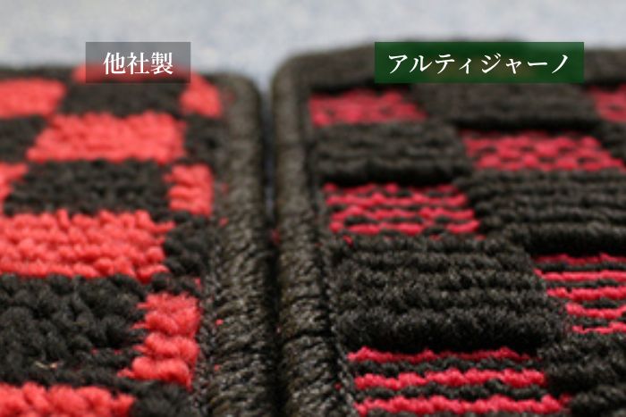 左：他社製　右：アルティジャーノ製